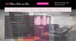 Desktop Screenshot of bloomsalonandspa.net